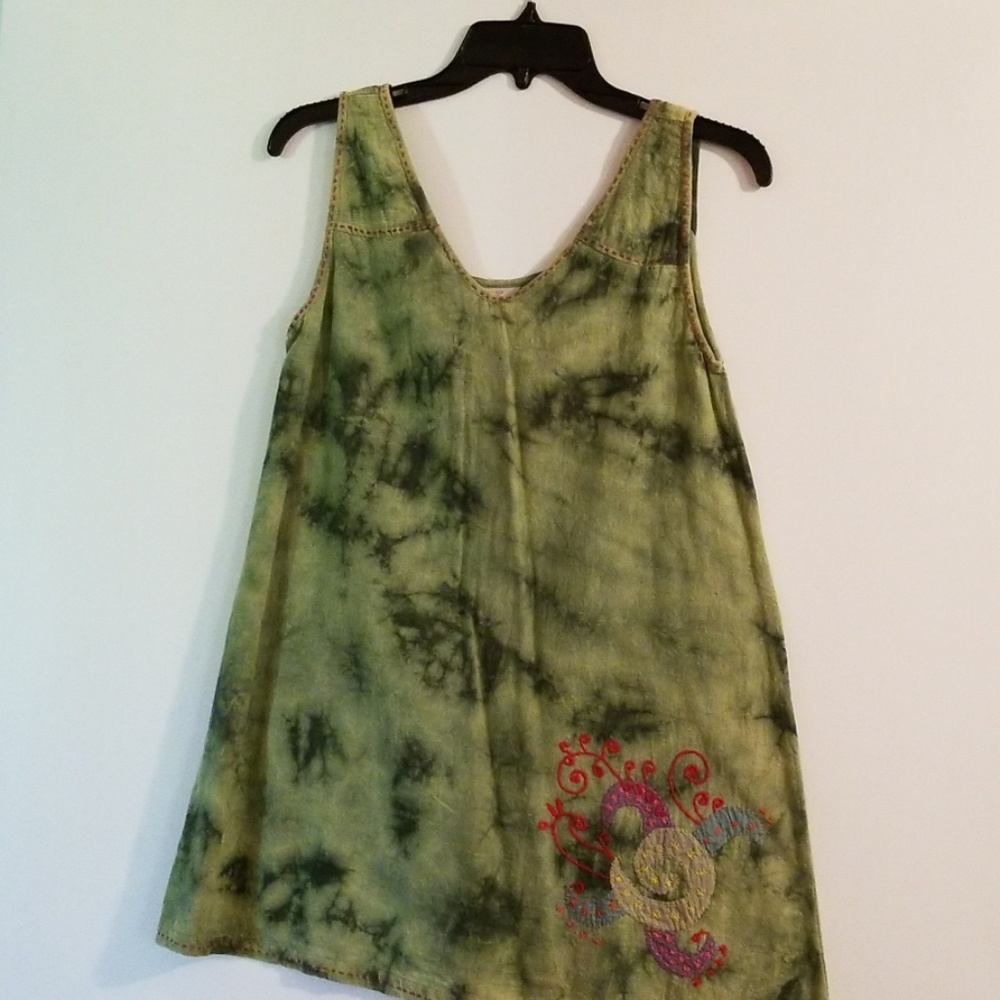 SACRED THREADS tie dye top